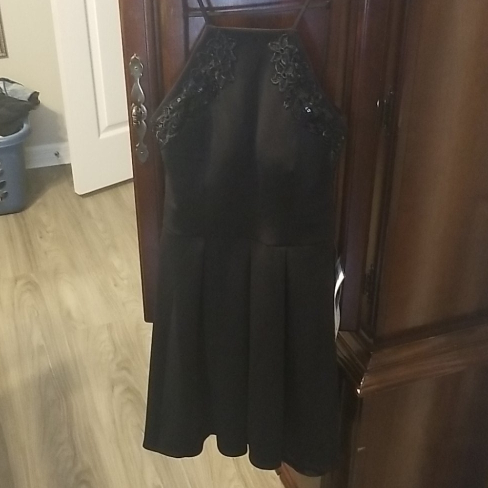 B. Darlin Backless Black Dress